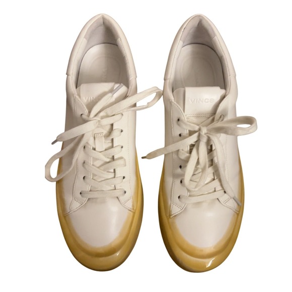 Gabi Dipped Contrast Sole Platform Sneakers Size 10 - Picture 11 of 11